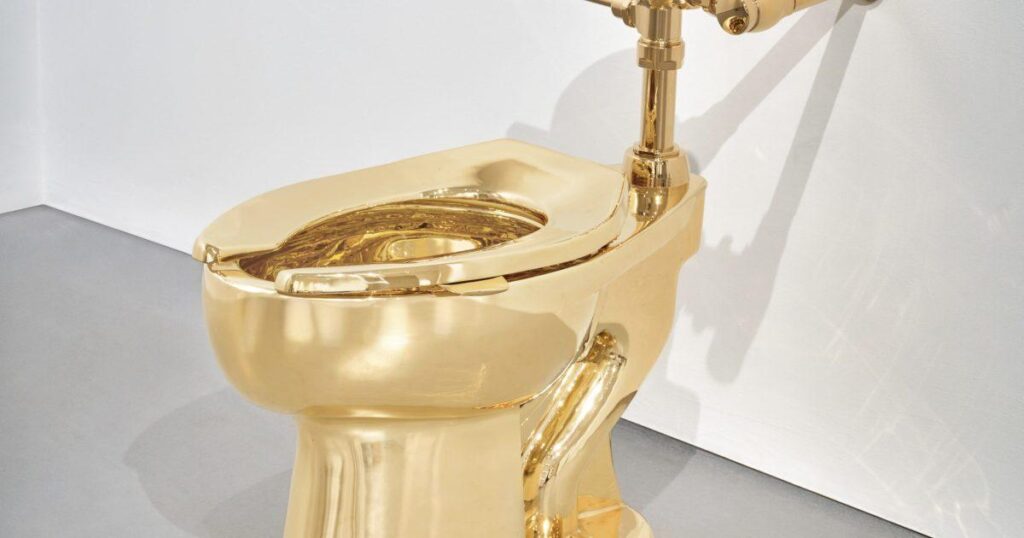 Vaso Sanitário De Ouro Maciço Vai A Leilão Com Lance Inicial De US$ 10 Milhões