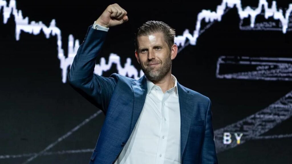 Eric Trump Multiplica Fortuna Com Investimentos Em Criptomoedas