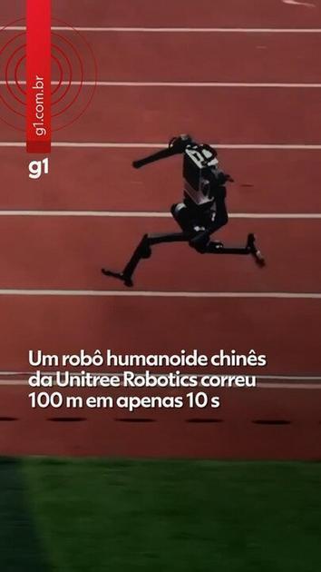 Robô Corre 100 Metros em 10s e Desafia Recorde Humano