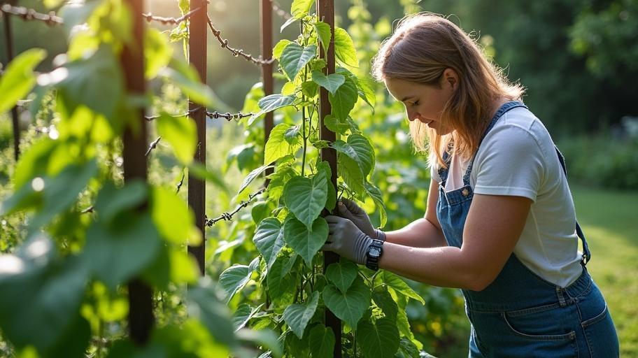 Como Dar Suporte Às Plantas De Feijão