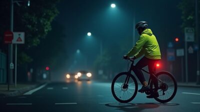 Pedal Noturno: Cuidados Essenciais Contra Acidentes e Furtos